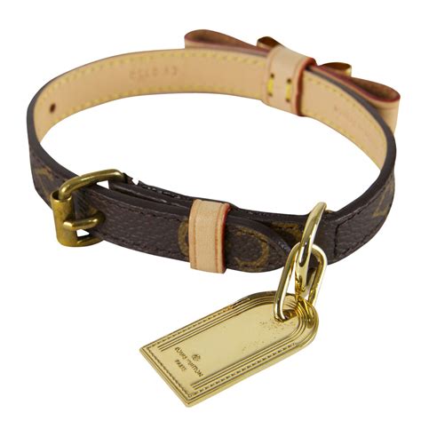 large louis vuitton collar|louis vuitton collar and leash.